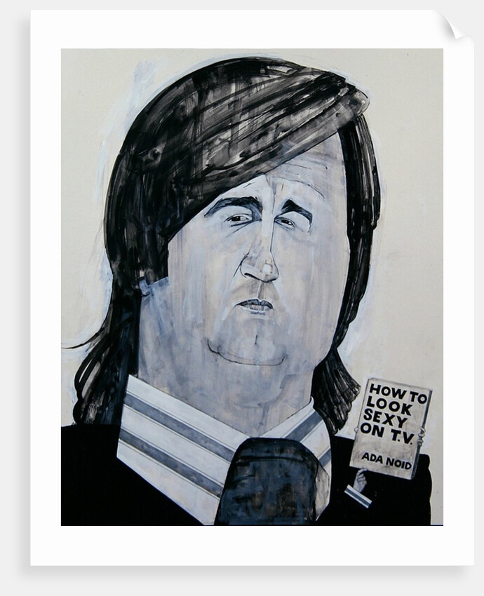 Portrait of Melvyn Bragg by Barry Fantoni