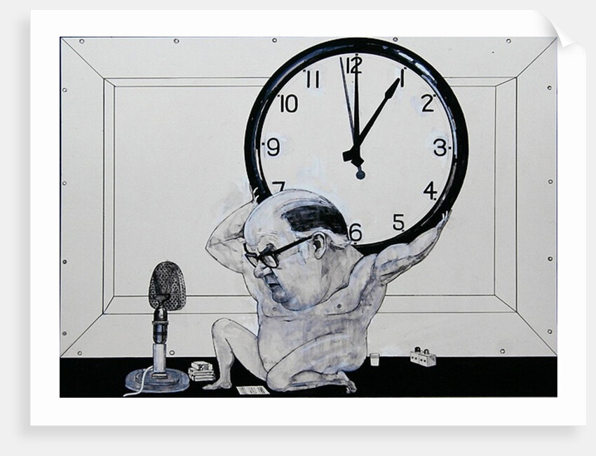 Portrait of William Hardcastle by Barry Fantoni