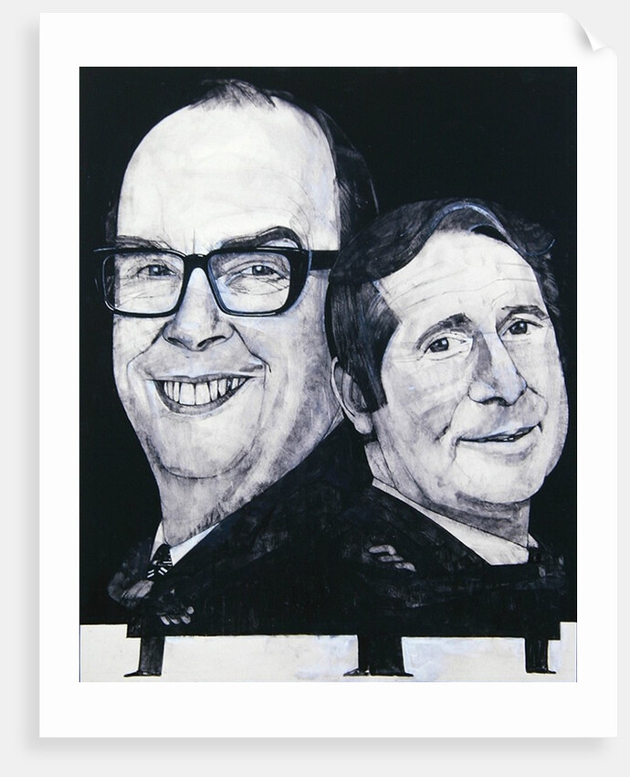 Portrait of Morecambe and Wise by Barry Fantoni