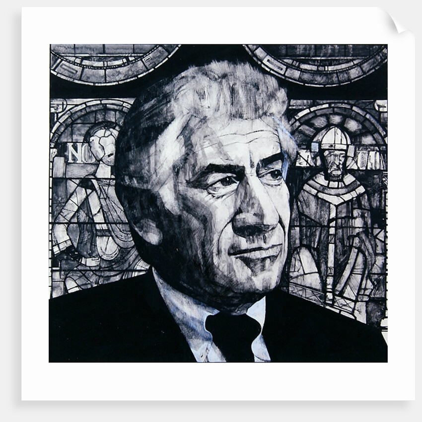 Portrait of Leonard Bernstein by Barry Fantoni