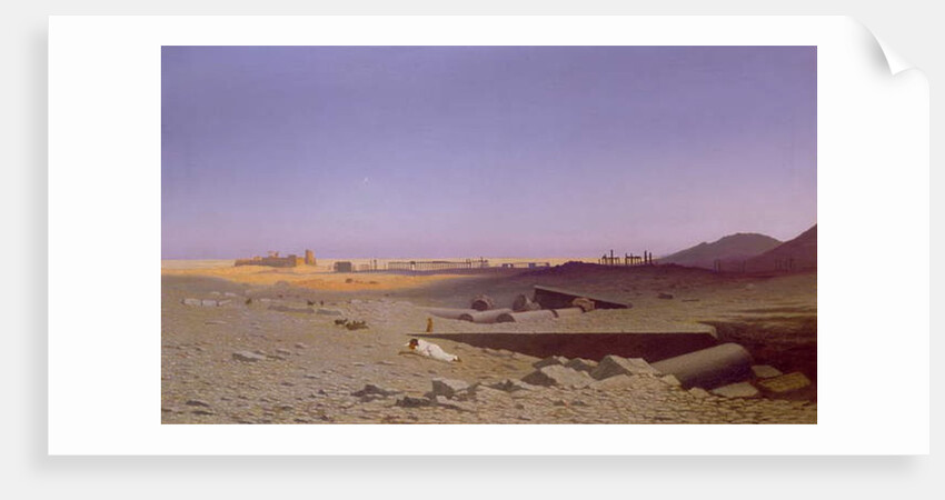 Ruins of Palmyra, 1839 by Charles Theodore (1814-88) Frere