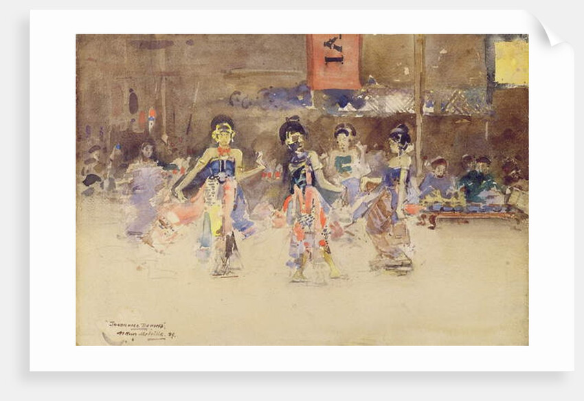 The Javanese Dancers, 1889 by Arthur Melville