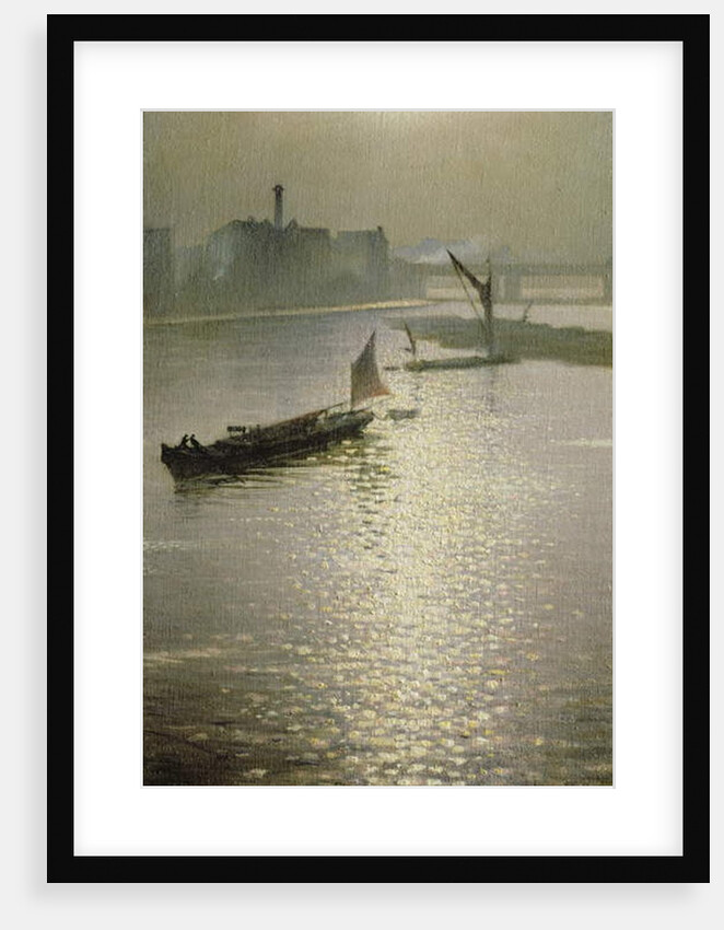 From Waterloo Bridge: Sun Bursting through Fog, c.1924 by Christopher Richard Wynne Nevinson