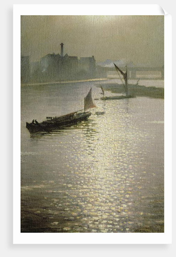 From Waterloo Bridge: Sun Bursting through Fog, c.1924 by Christopher Richard Wynne Nevinson