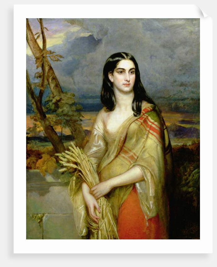 Ruth...Ruth II, 7-9, c.1842 by Robert Scott Lauder