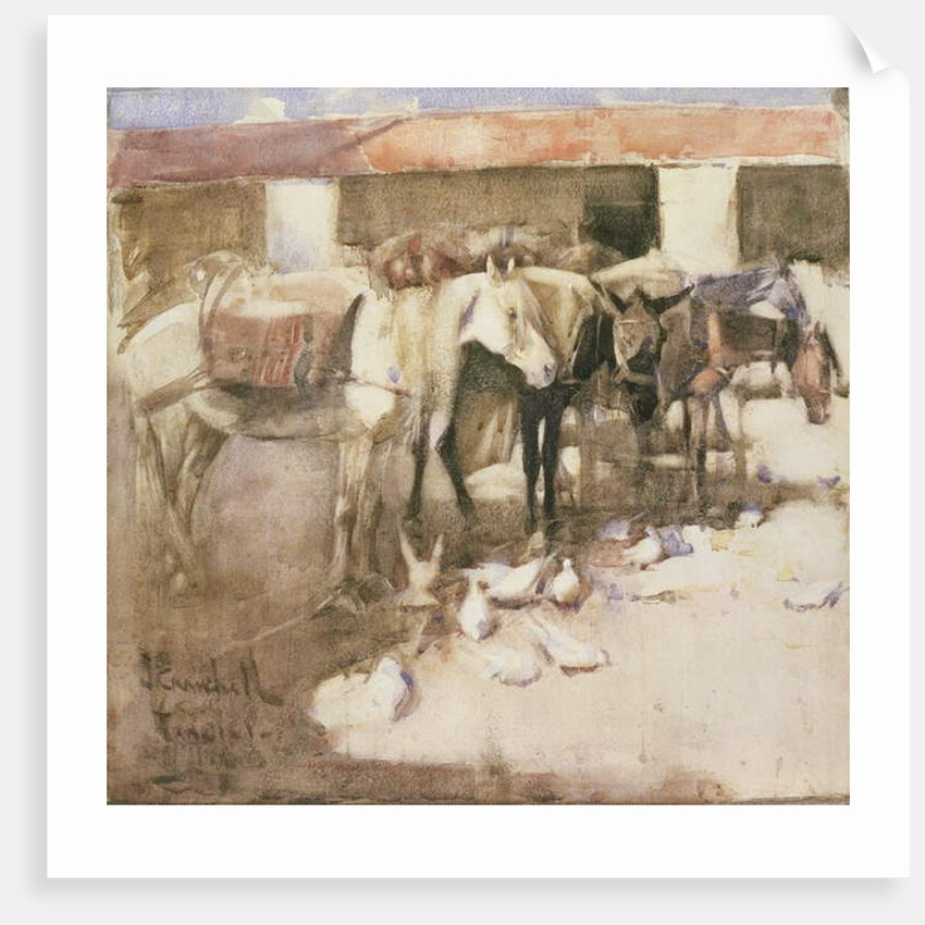 A Sangar in Morocco, 1888 by Joseph Crawhall