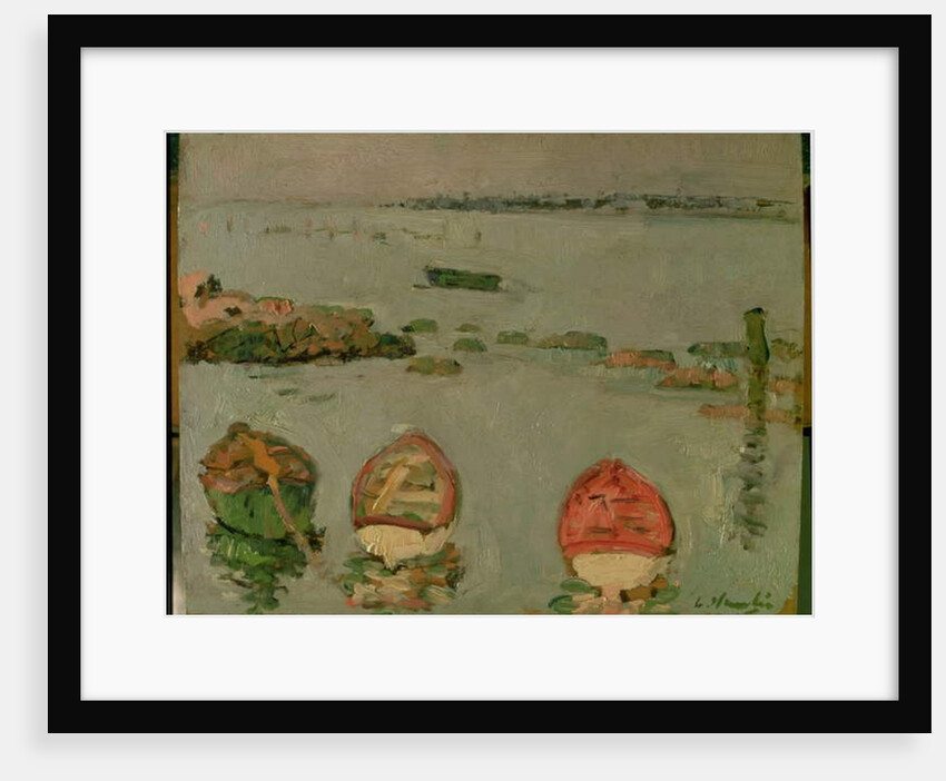 Boats, Lower Largo, Fife by George Leslie Hunter