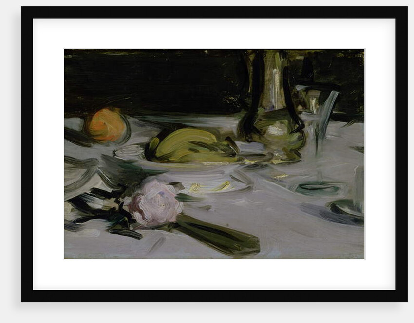 Still Life with a Coffee Pot and Fan by Samuel John Peploe