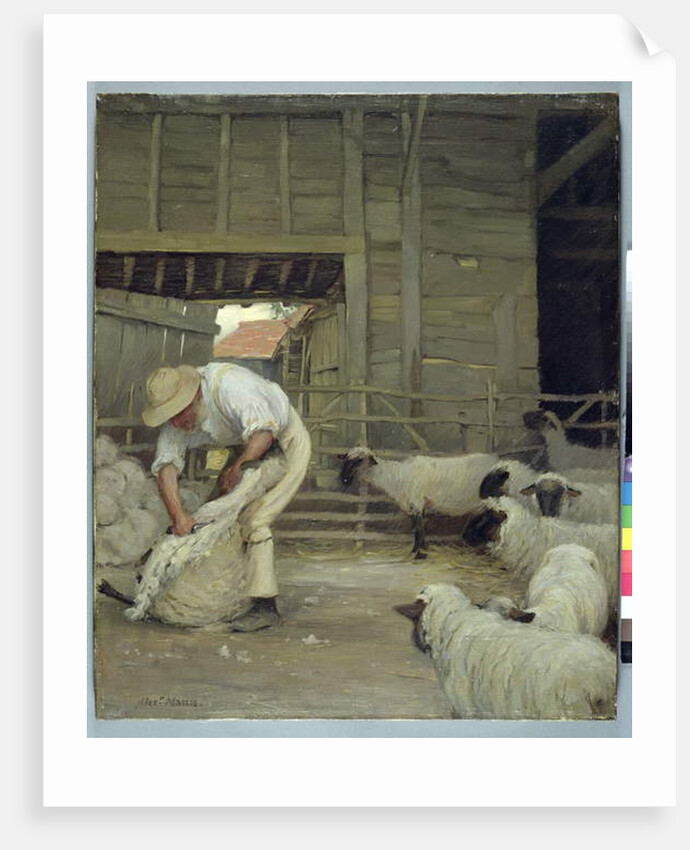 Sheep Shearing by Alexander Mann
