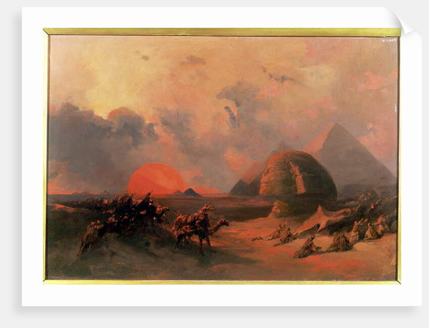 Recollection of the Desert on the Approach of the Simoon by David Roberts