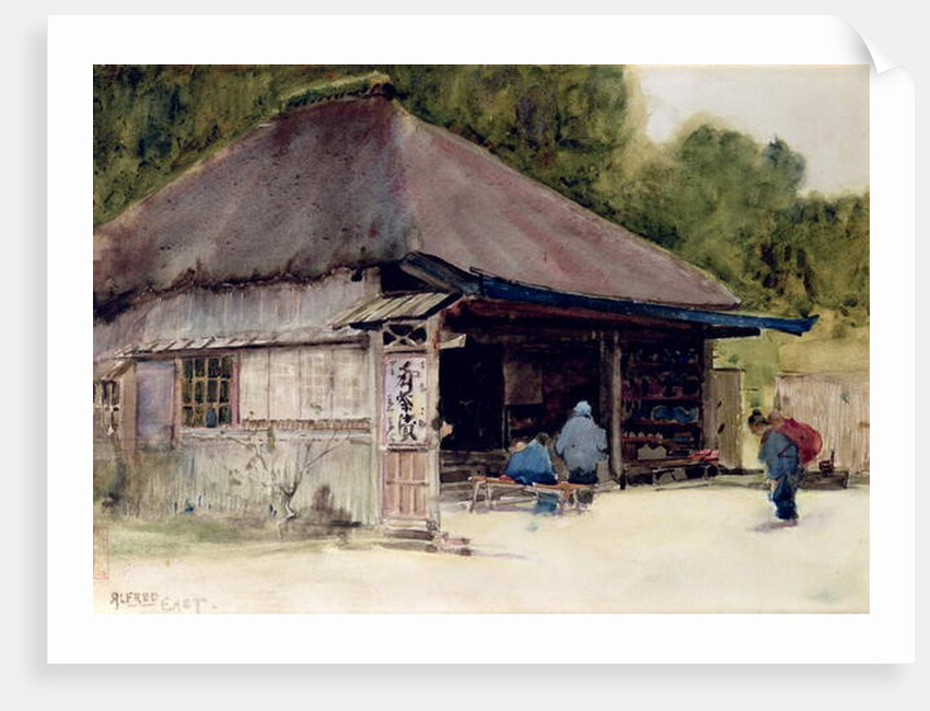 Tea-House in the Village of Hakone, c.1889 by Alfred East