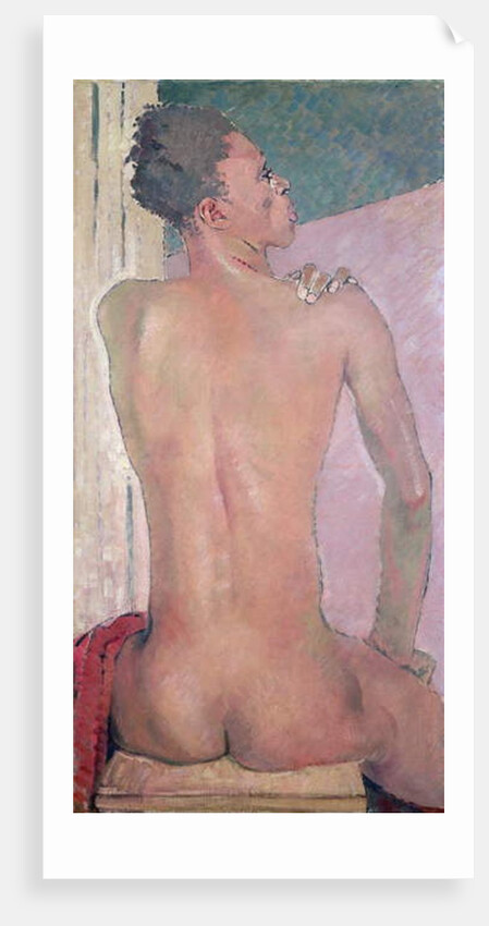 Back View of a Negro Sitting, 1937 by Glyn Warren Philpot