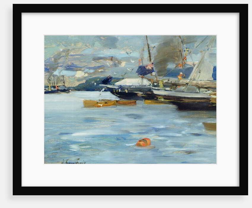 Moored Yachts, Oban, 1893 by James Guthrie