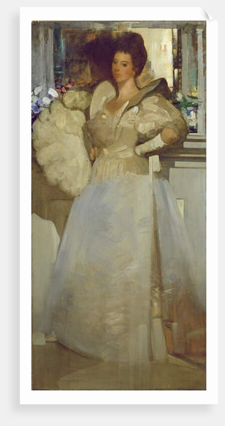 Opal and Grey, Portrait of Miss Rachel White, 1897 by Arthur Melville