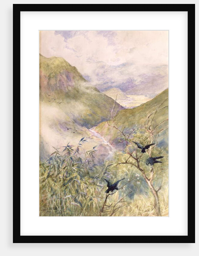 Looking Over the Lilies by Alfred East