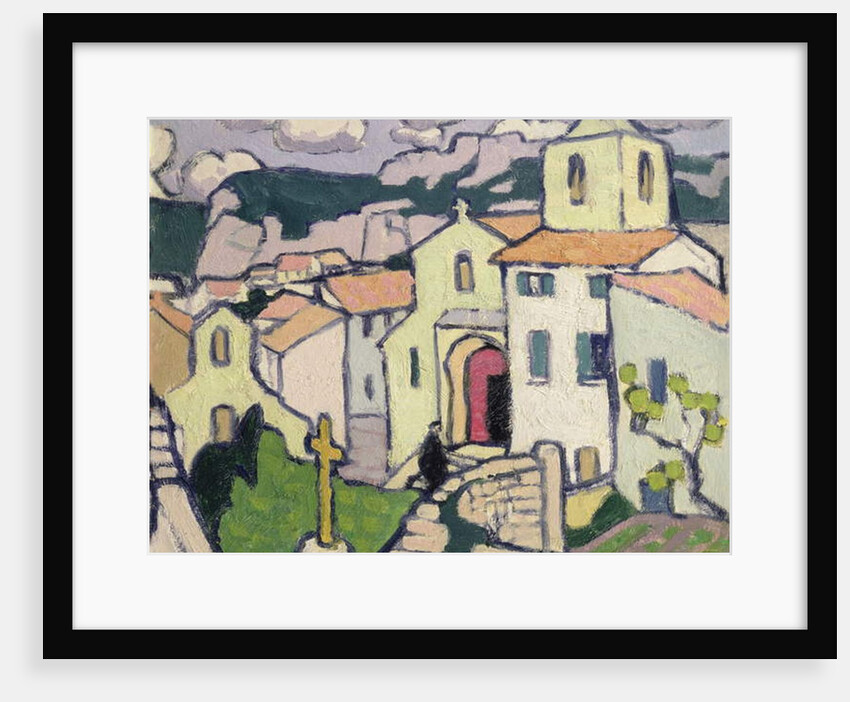 Les Baux, the Priest enters his Church, c.1911 by Jessica Stewart Dismorr