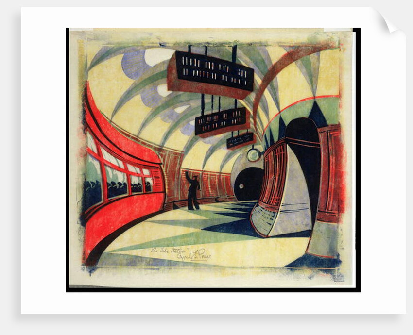 The Tube Train, c.1932 by Cyril Edward Power