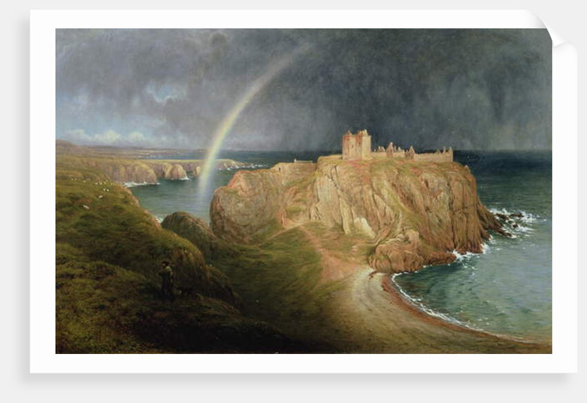 Dunnottar Castle, 1867 by Waller Hugh Paton