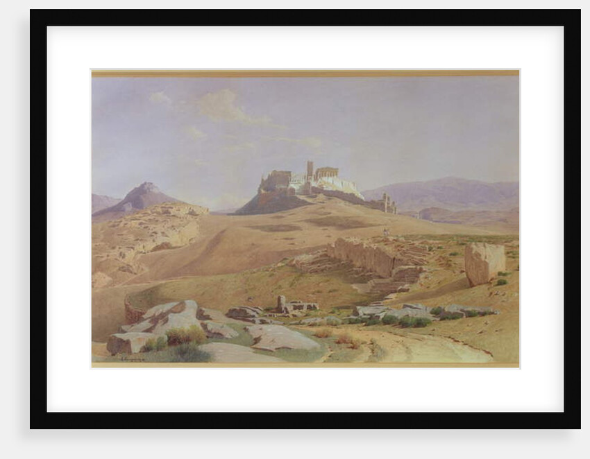 View of the Acropolis, 1887 by Louis Spangenberg