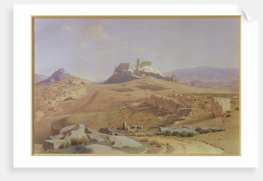 View of the Acropolis, 1887 by Louis Spangenberg