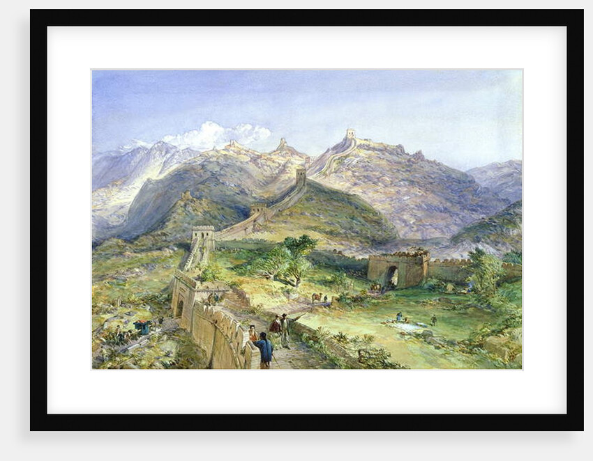 The Great Wall of China, 1874 by William 'Crimea' Simpson