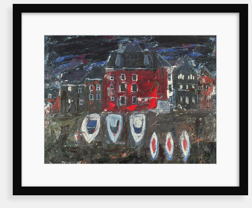 Boatyard, Amsterdam by Anne Redpath