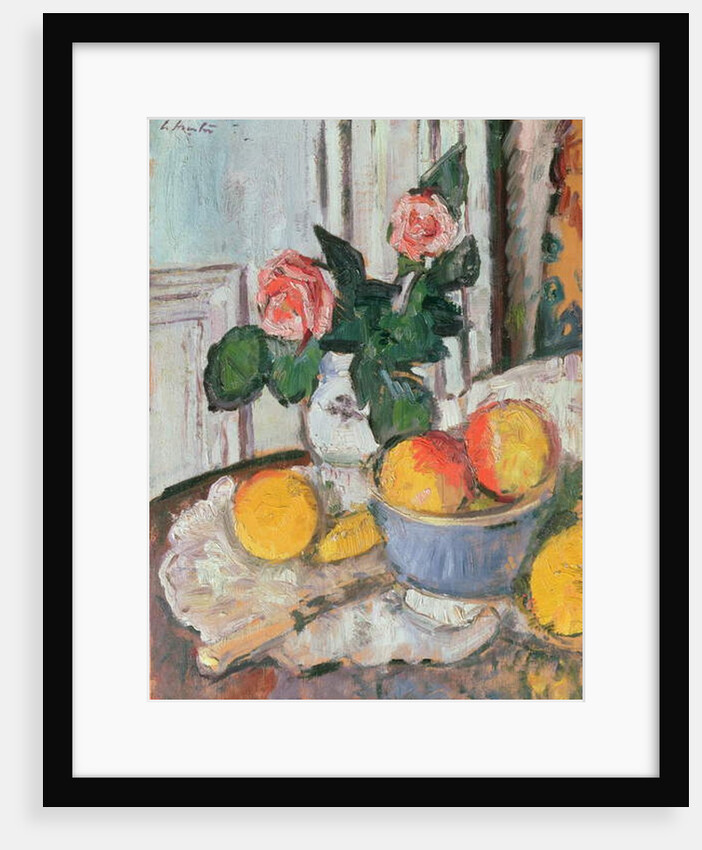 Roses and Fruit by George Leslie Hunter