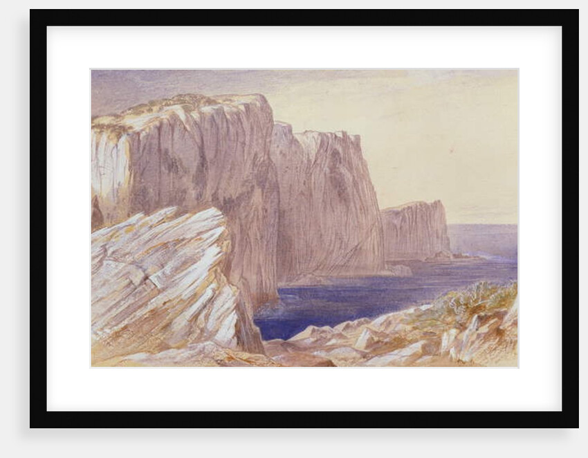 Sappho's Leap Lefkas by Edward Lear