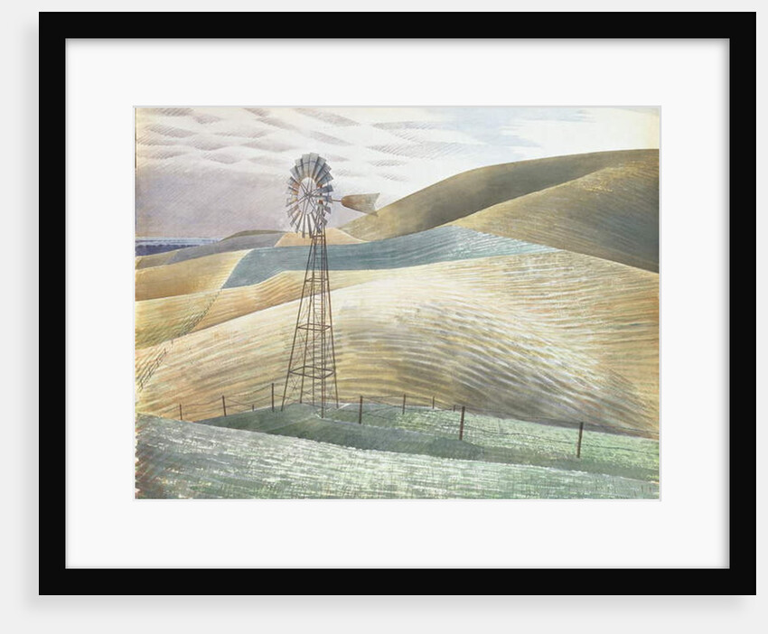 Windmill, 1934 by Eric Ravilious