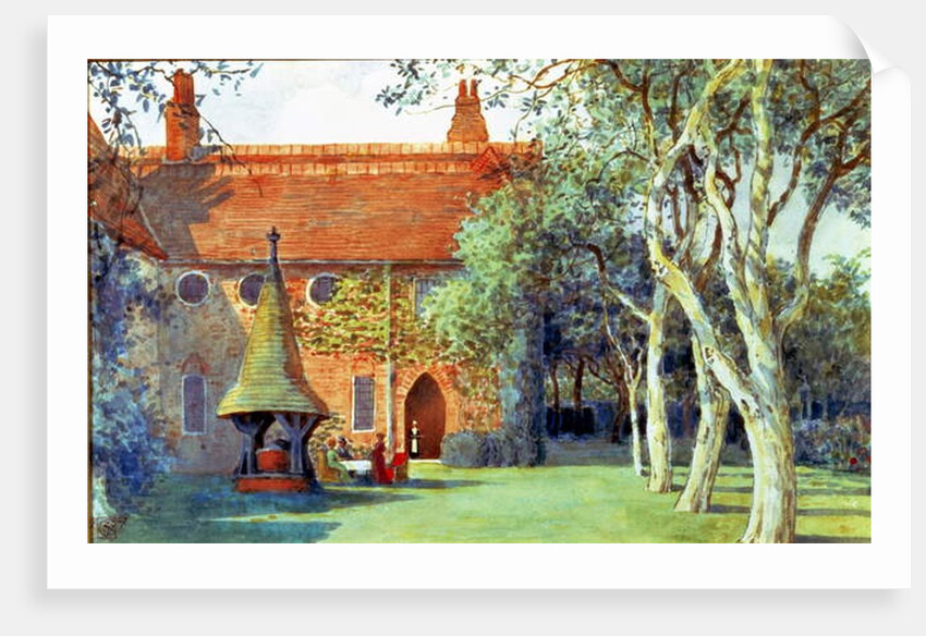 Tea at Red House, 1907 by Walter Crane