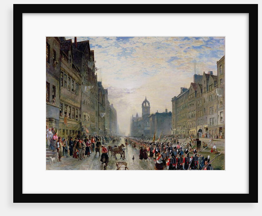 The High Street, Edinburgh by Samuel Bough