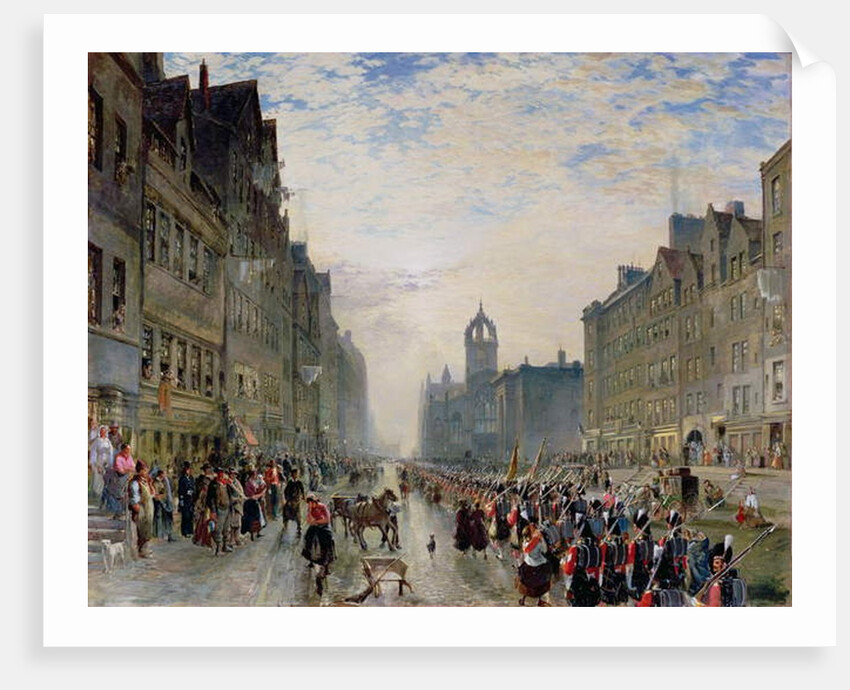 The High Street, Edinburgh by Samuel Bough