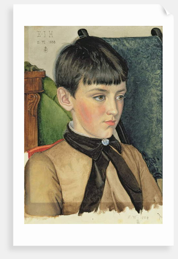 Portrait of Isabella Harlock, 1888 by Joseph Edward Southall