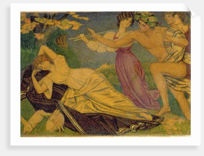 Study for Bacchus and Ariadne, c.1912 by Joseph Edward Southall