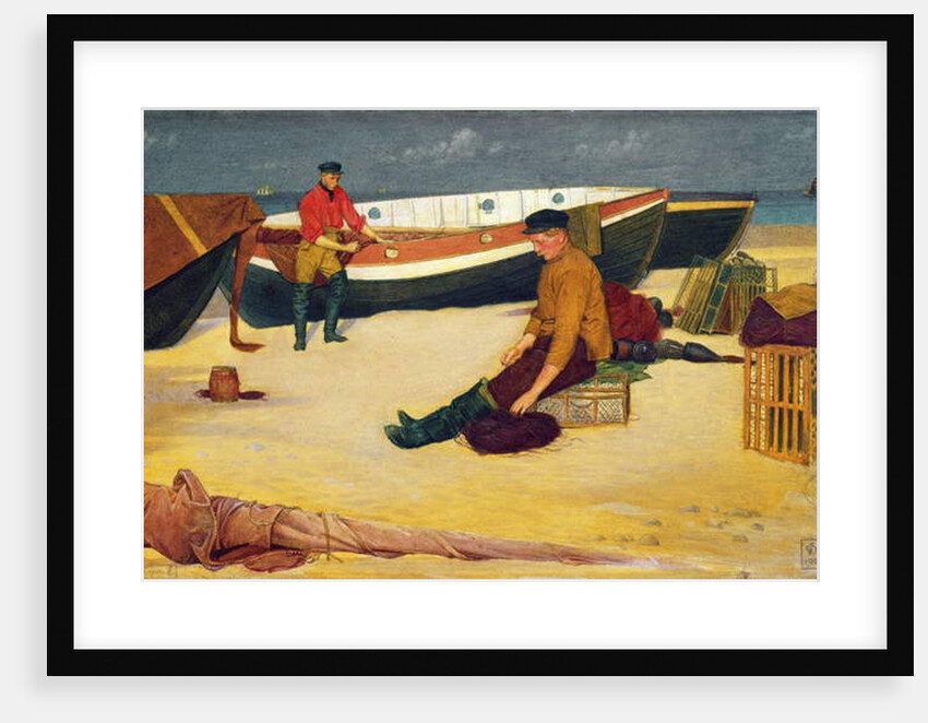 Cleaning the Lines, 1900 by Joseph Edward Southall