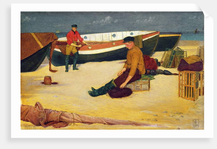 Cleaning the Lines, 1900 by Joseph Edward Southall