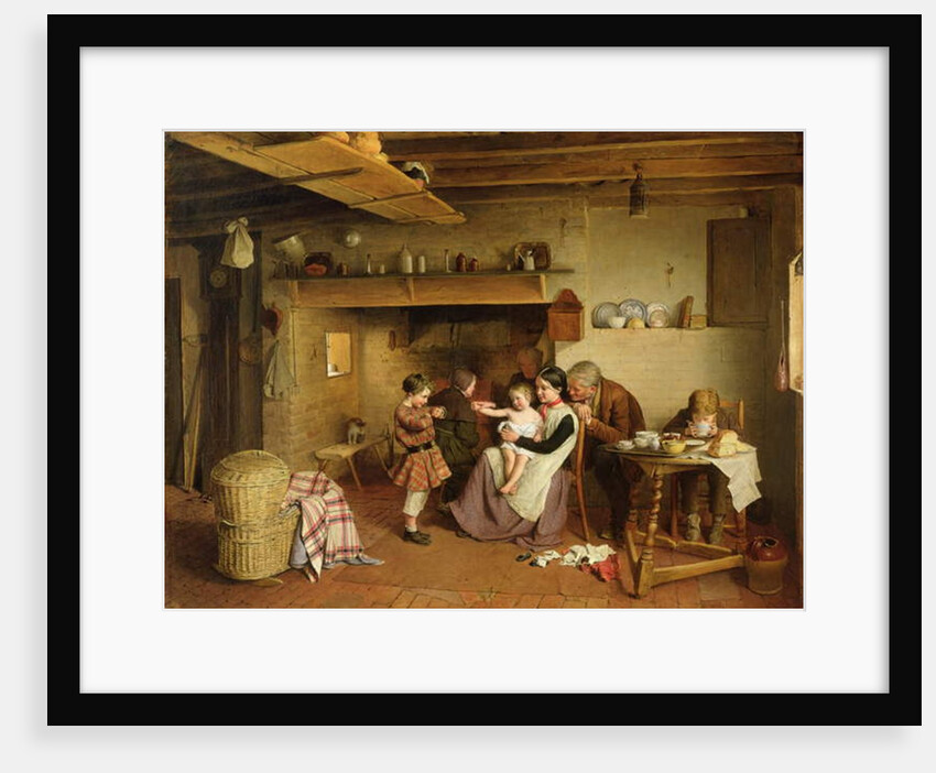 A Cottage Scene, 1855 by Edward Thompson Davis