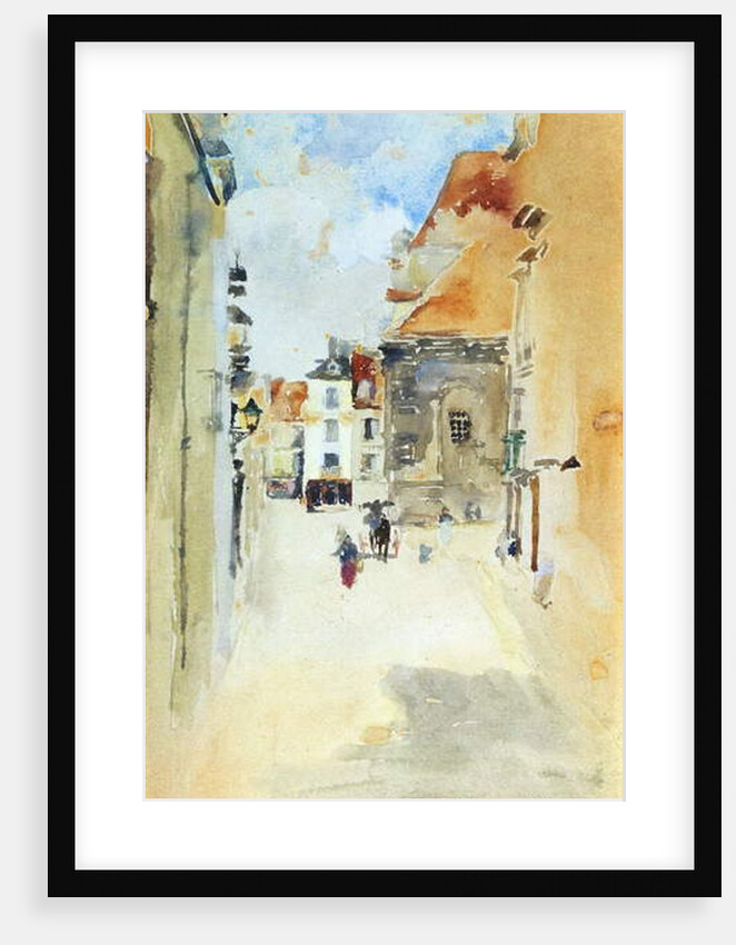 Street Scene, c.1888 by James Abbott McNeill Whistler