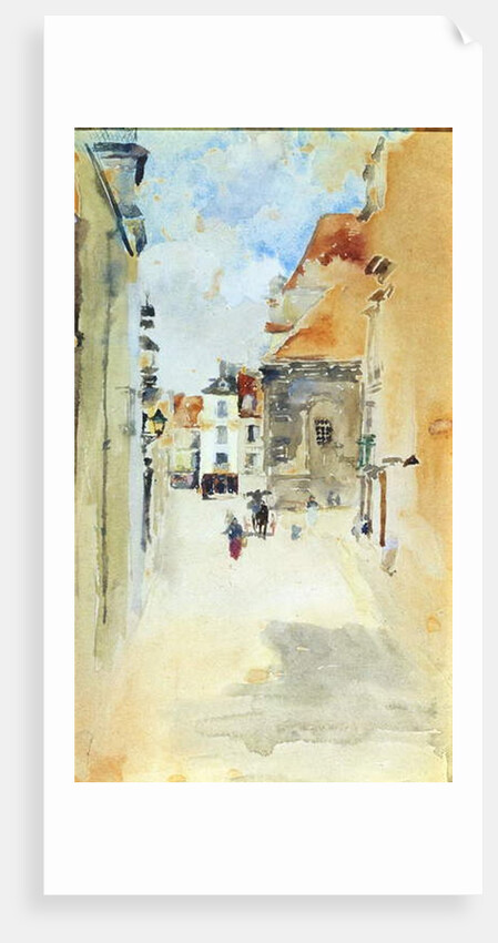 Street Scene, c.1888 by James Abbott McNeill Whistler