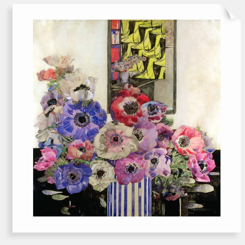 Anemones, c.1915-16 by Charles Rennie Mackintosh