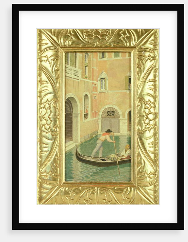 Rio della Guerra, Venice, 1921 by Joseph Edward Southall