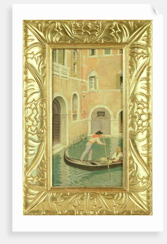 Rio della Guerra, Venice, 1921 by Joseph Edward Southall