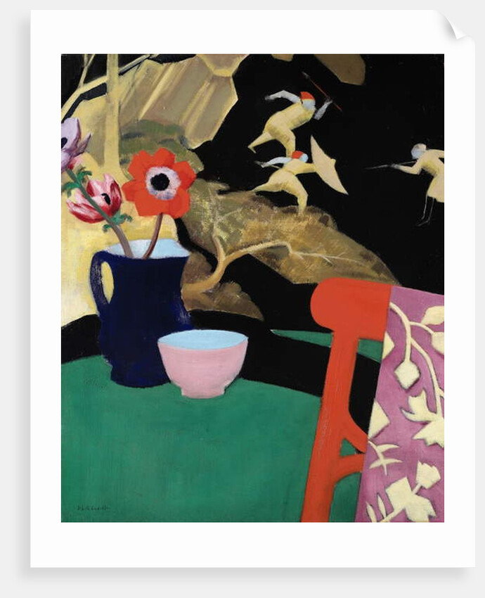 Still Life with a Lacquer Screen by Francis Campbell Boileau Cadell