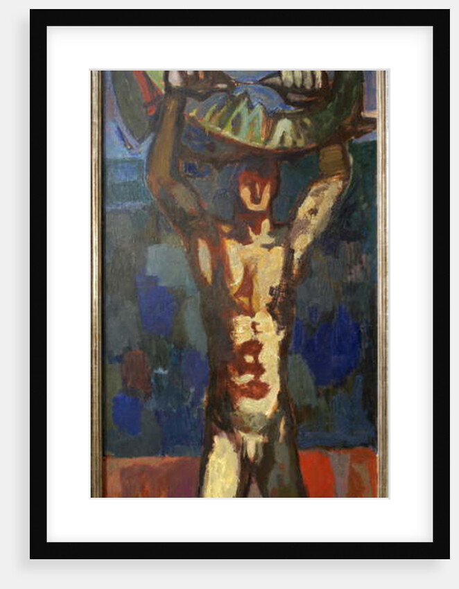 Sicilian Fisherman, 1960 by Alberto Morrocco