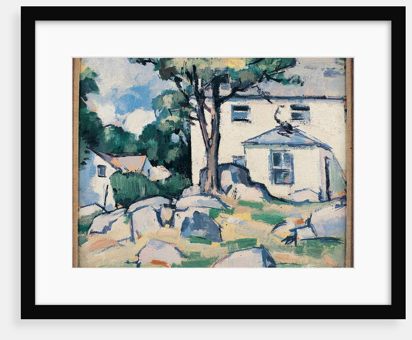 Landscape with house by Samuel John Peploe