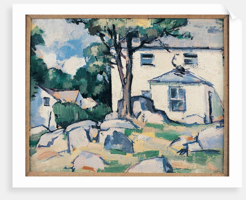 Landscape with house by Samuel John Peploe