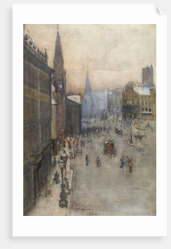 Street scene, 1894 by Frank Laing