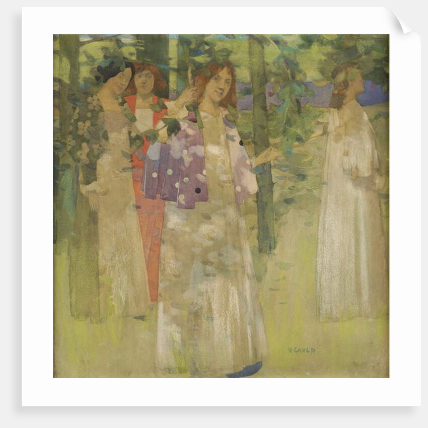 The Procession of St Agnes by David Gauld