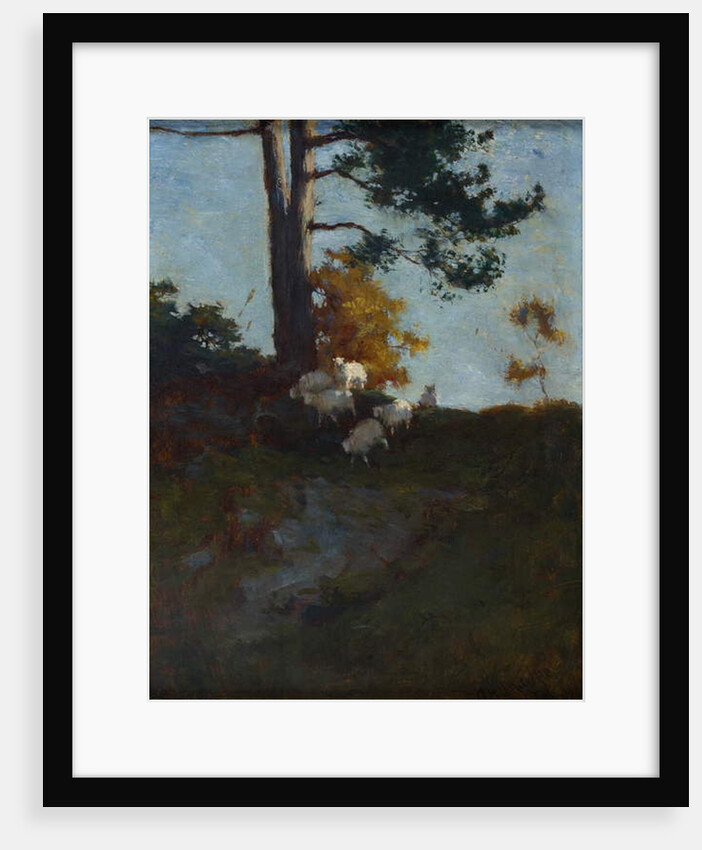 Hillside with Sheep by Charles Hodge Mackie