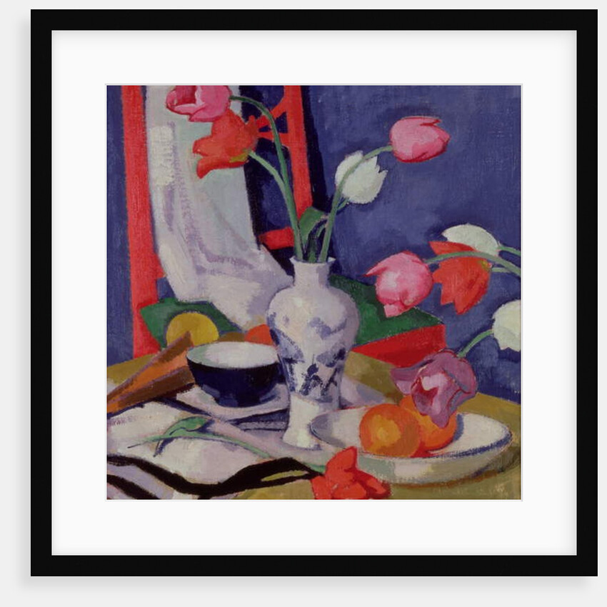 Tulips and Fruit, c.1919 by Samuel John Peploe